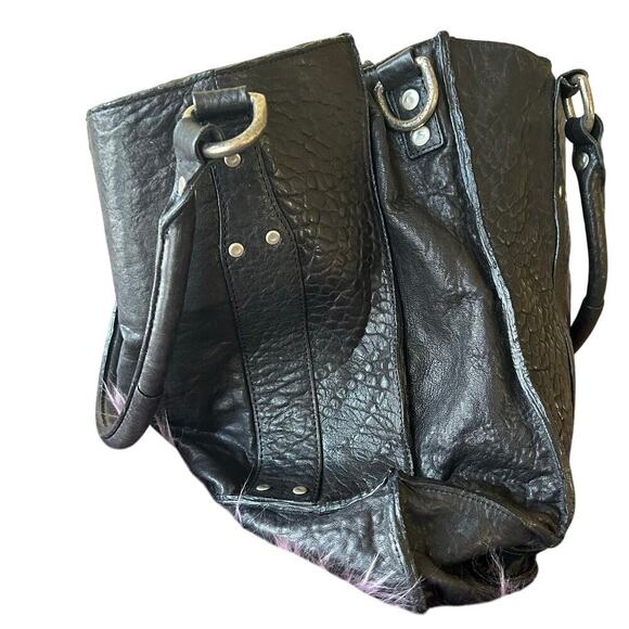 WILL leather goods leather black tote bag - Picture 3 of 14